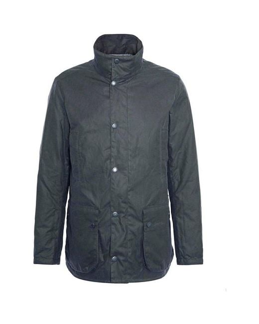 Barbour Gray Beaufort Waxed Mac for men
