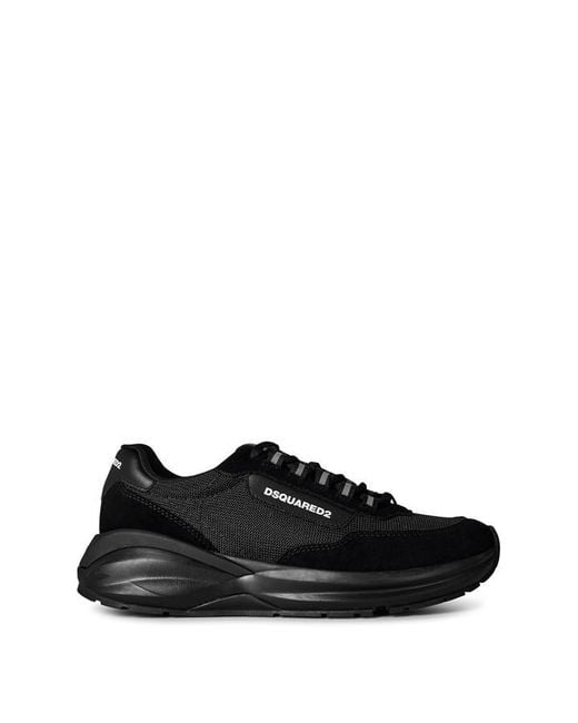 DSquared² Black Suede Dash Sneakers for men