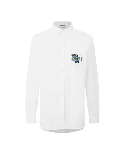 Moschino White Mchbx Shirt Sn63 for men