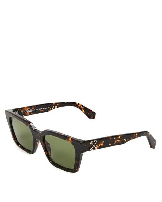 Off-White c/o Virgil Abloh Green Off Branson Sunglasses 99