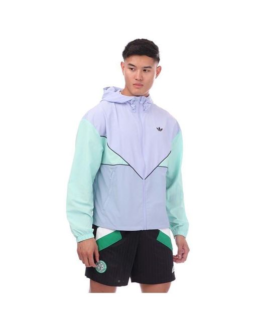 Adidas Originals Blue Adicolor Seasonal Archive Windbreaker for men