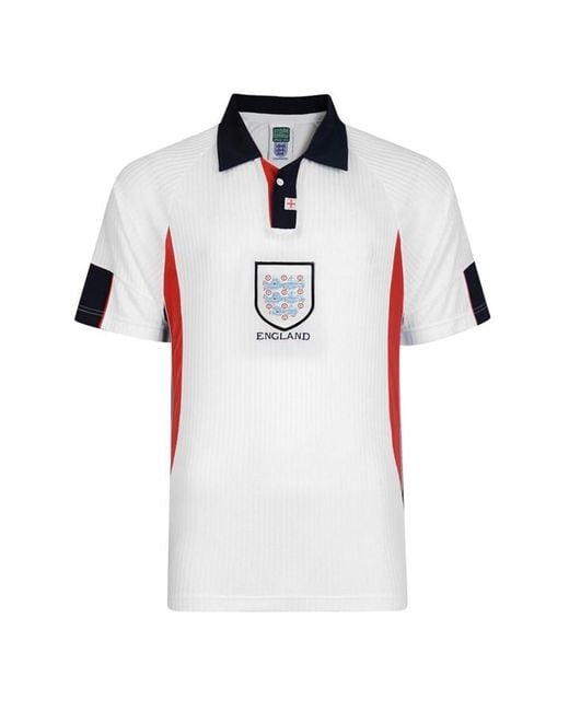 Score Draw Blue England Home Shirt 1998 for men