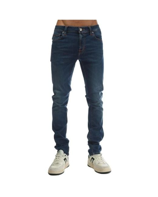 Tramarossa Blue Leonardo Zip Jeans for men