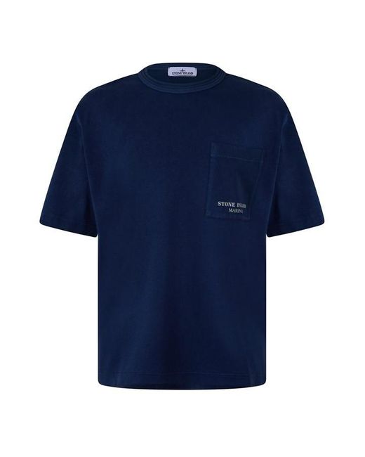 Stone Island Marina Blue Marina Tshirt for men