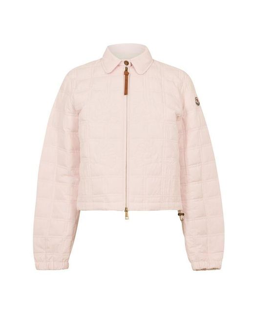 Moncler Pink Quilted Jacket