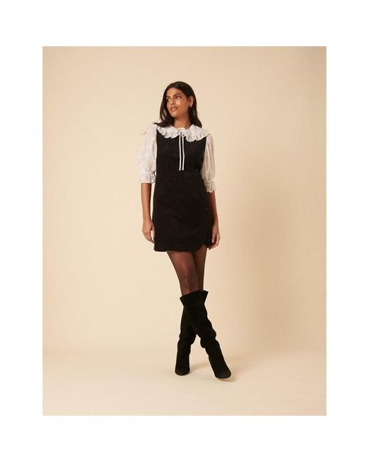 Nobody's Child Natural Birch Pinafore Mini Dress
