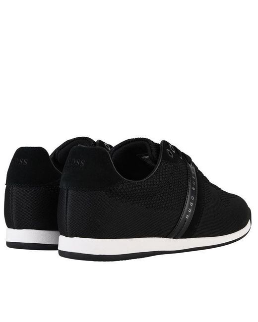 boss maze low top knit trainers