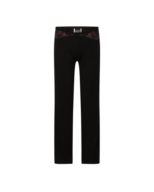 Boss Black Peony Pants 10269524 01 Pyjama Trouser