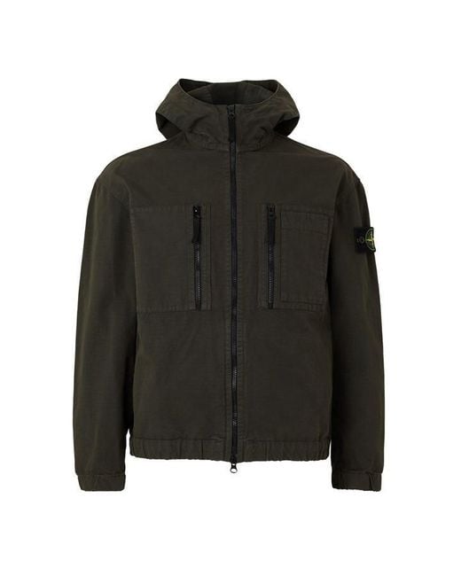 Stone Island Black Stone Ripstop Oshirt Sn64 for men
