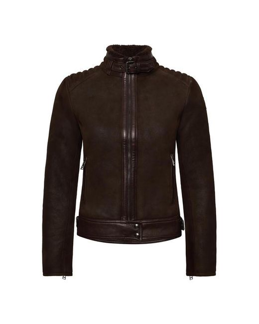 Belstaff Black Silverlake Leather Jacket