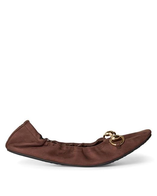 Gucci Brown Loli Ballerina Ld64