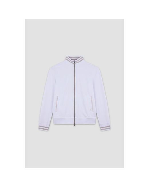 Paul & Shark White Full-Zip Fleece for men