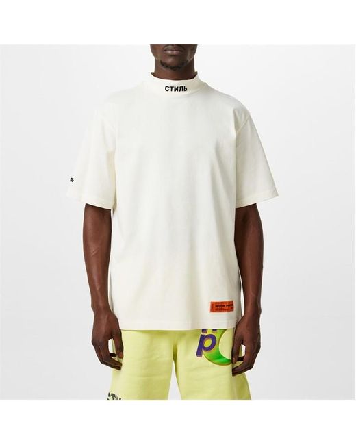 Heron Preston White Heron Ss Tneck Ctnmb Sn99 for men