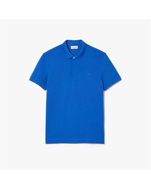 Lacoste Blue Regular-Fit Paris Stretch Piqu¿ Polo Shirt for men