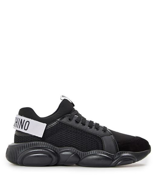 Moschino Black Low-Top Trainers for men