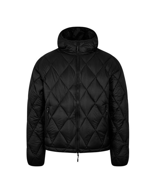 MKI Miyuki-Zoku Black Diamond Bubble Bomber Water Repellent Duck Down Oversized Fit Short Puffer Jacket for men