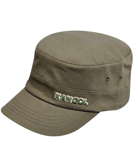 Kangol Green Adults Twill Army Cap