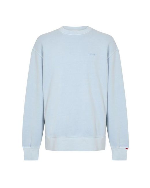 Levi's Blue Levi's Crew-Neck Medium-Weight Sweatshirt for men