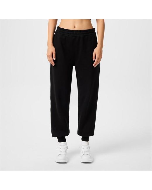 Alexander McQueen Black Graffiti Jogging Bottoms