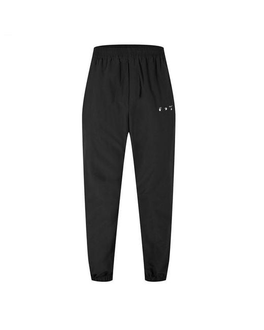 Off-White c/o Virgil Abloh Black Casual Jogging Bottoms for men
