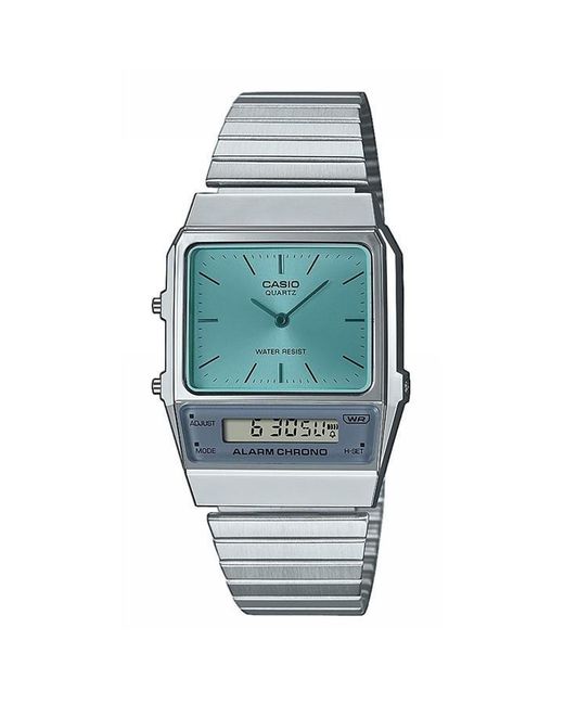 G-Shock Blue Neo-Vintage Quartz Stainless Steel Digital Watch