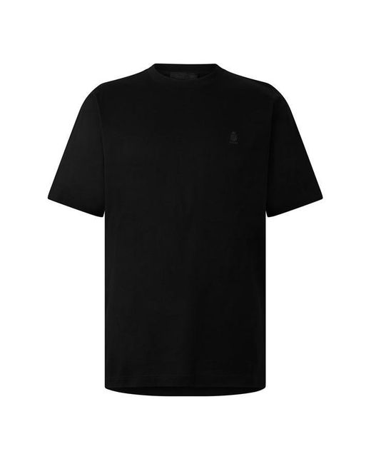 Prada Black Crest Tee Sn63 for men