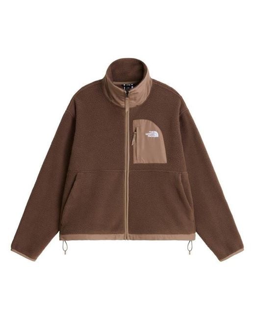The North Face Brown Yumiori Off Peak Full Zip Fleece Jacket