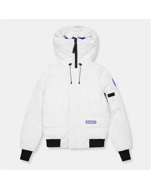 Canada Goose White Chillwack Color Pop Bomber Jacket