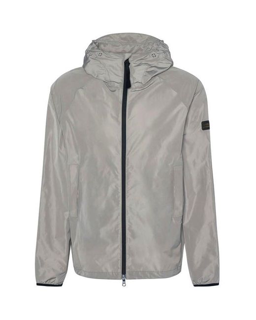 Barbour Gray Porter Showerproof Jacket for men
