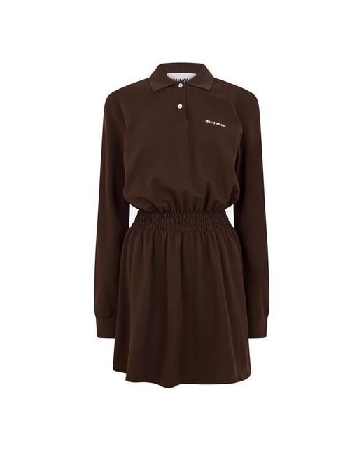 Miu Miu Brown Mini Dress