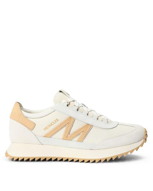 Moncler White Pacey Runners for men