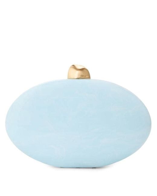Cult Gaia Blue Eviana Clutch Bag