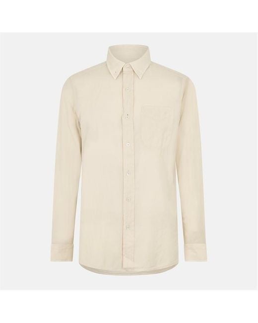 Tom Ford Natural Long Sleeve T-Shirt for men