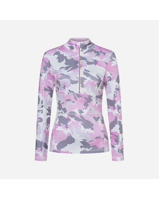Jet Set Purple Moisture Wicking Baselayer Top