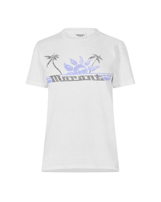 Isabel Marant White Zewel T-Shirt