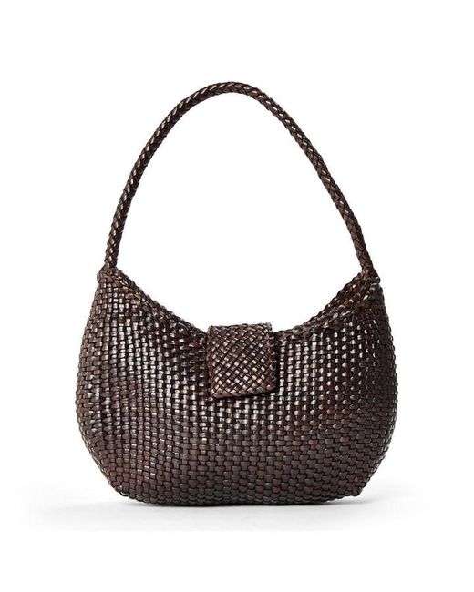 Rixo Brown Saoirse Shoulder Bag