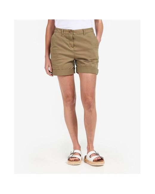 Barbour Green Chino Shorts