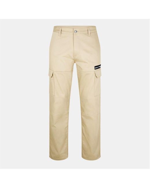 Daily Paper Natural Relaxed Fit Cargo Trousers for men