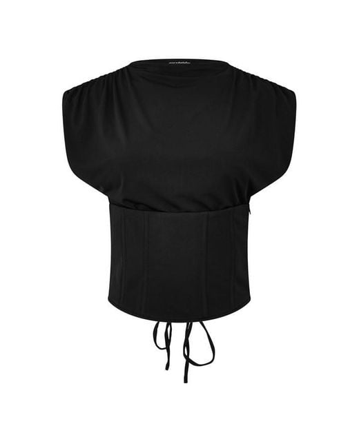 Mars the Label Black Sandra Corset Top