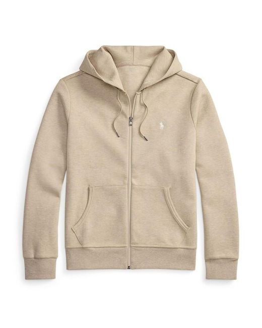 Polo Ralph Lauren Brown Full-Zip Tech Hoodie for men