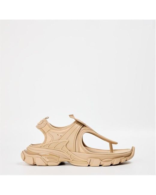 Balenciaga Natural Logo Sandals