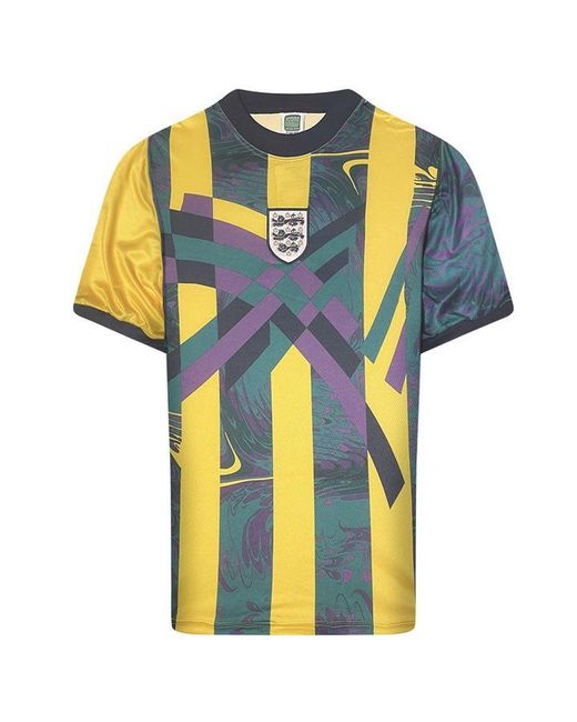 Score Draw Blue England Goalkeeper Shirt 1996 for men