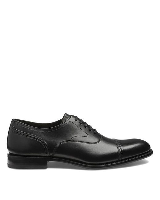 Loake Black Hughes Oxford Shoes for men