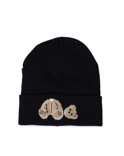 Palm Angels Black Bear Beanie