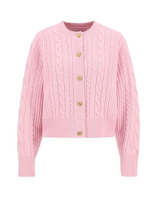 Barbour Pink Elina Cardigan