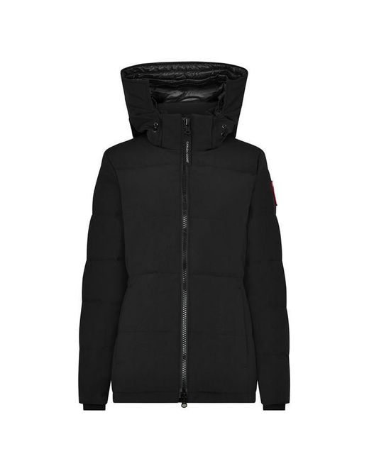 Canada Goose Black Chelsea Waterproof Duck Down Long Sleeve Parka