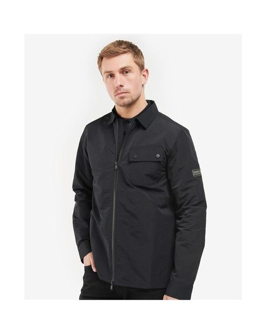 Barbour Black Skyline Overshirt for men