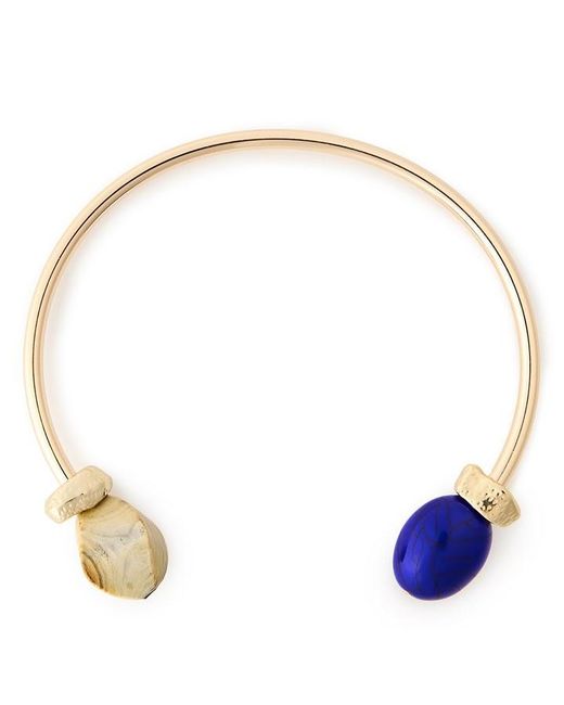 DESIERTO Blue Barra Elemento Choker Necklace