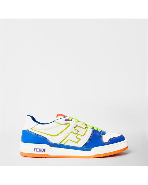 Fendi Blue Match Sneakers for men