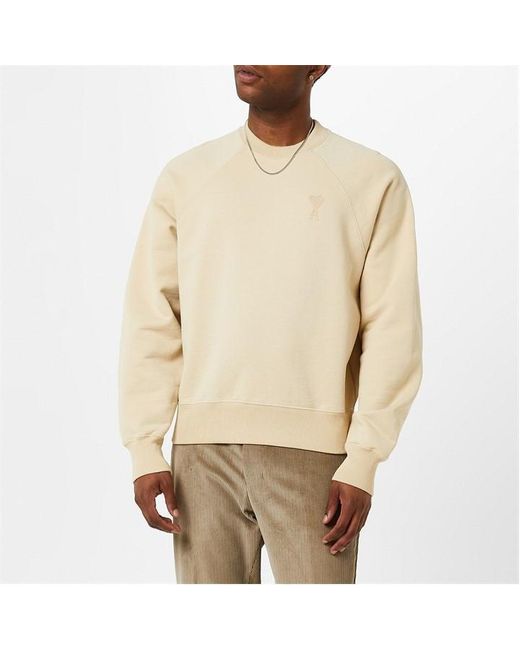 AMI Natural De Coeur Sweatshirt for men